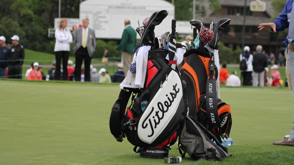 Jordan Spieth and Justin Thomas getting ready for...