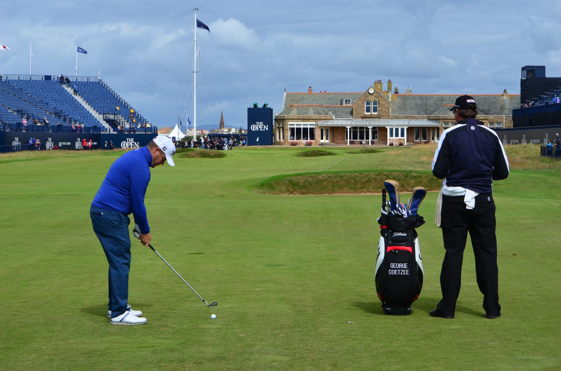 Titleist Brand ambassador George Coetzee playing...