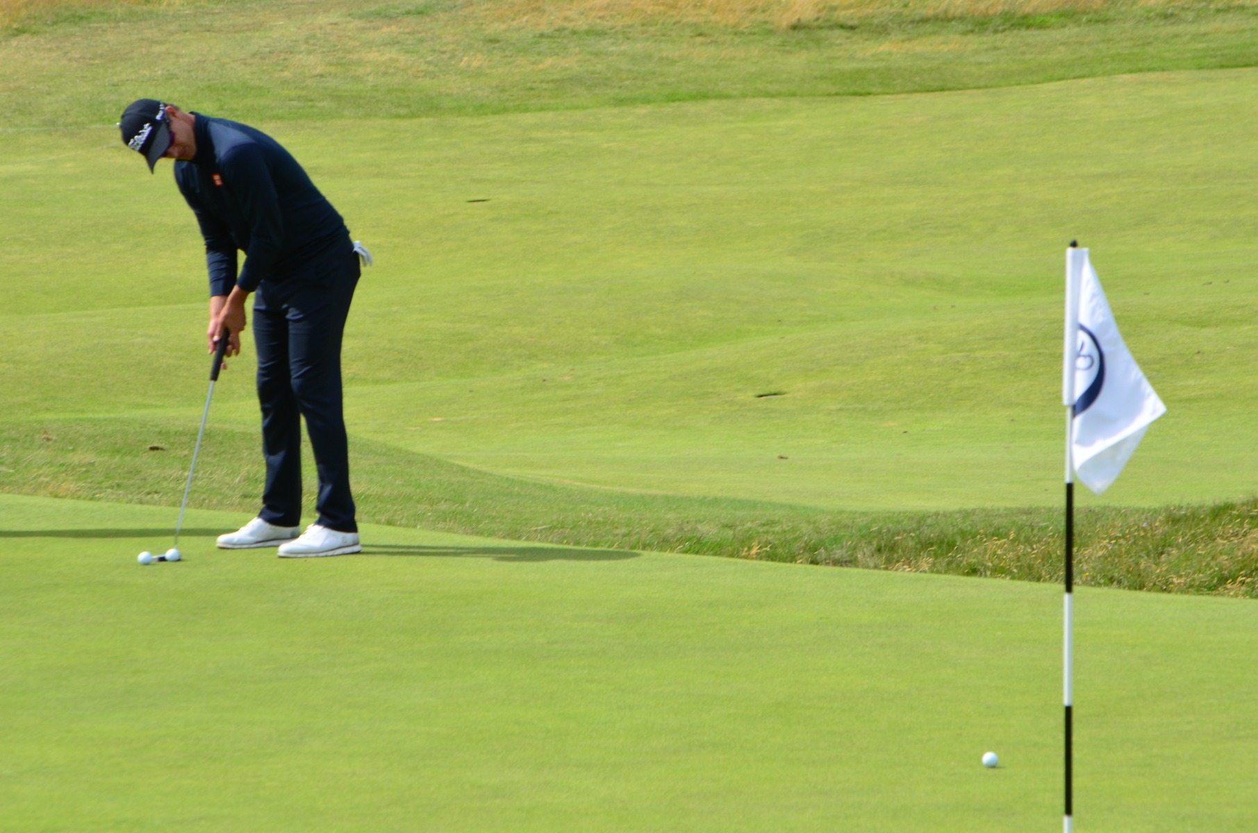 Adam Scott on the 8th green otherwise known as The...