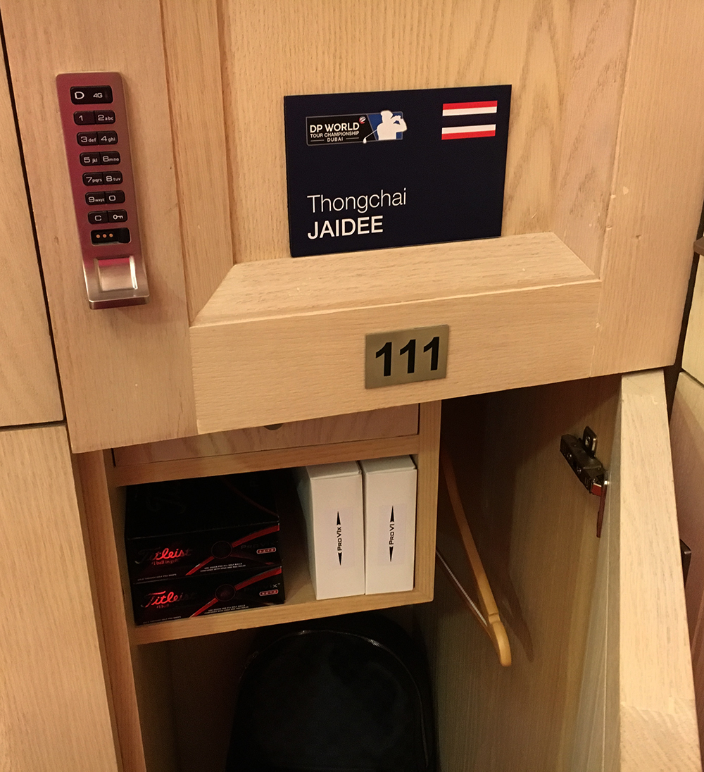 Staffer Thongchai Jaidee&#39;s locker awaited his...